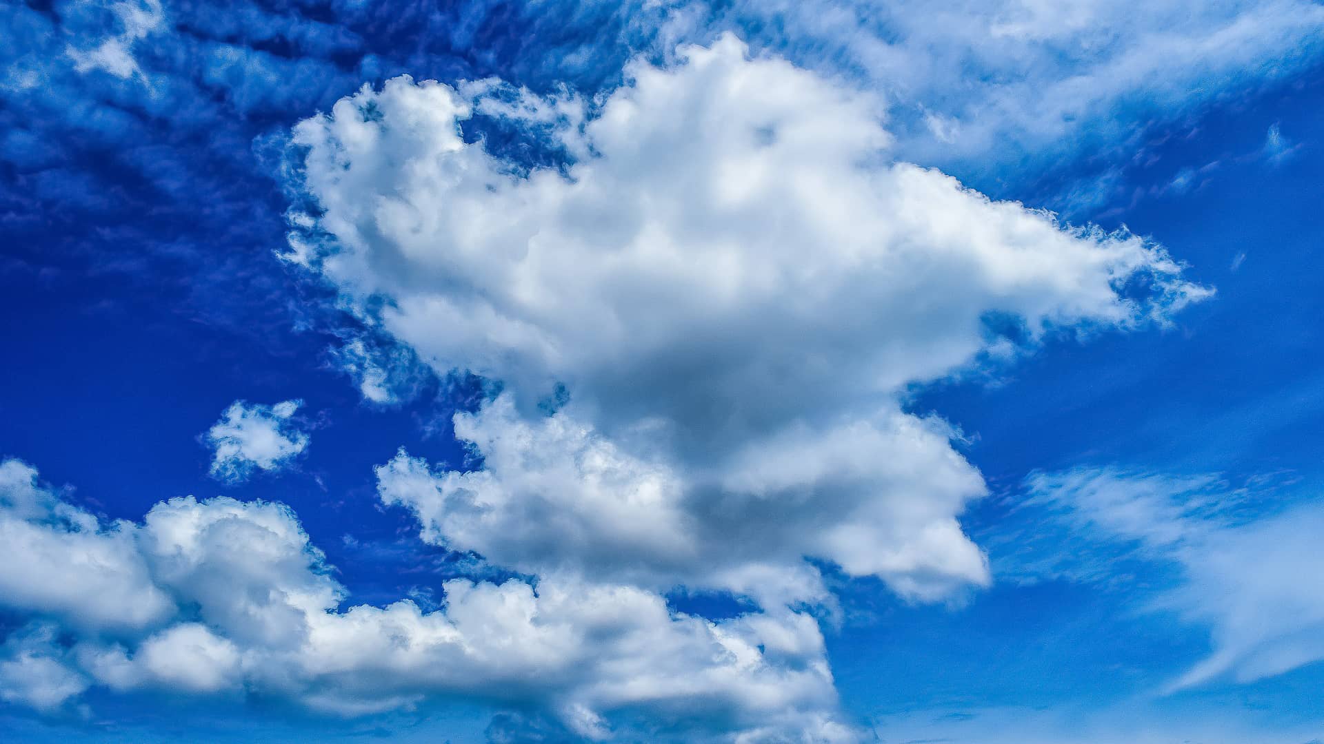 clouds white nature spring  