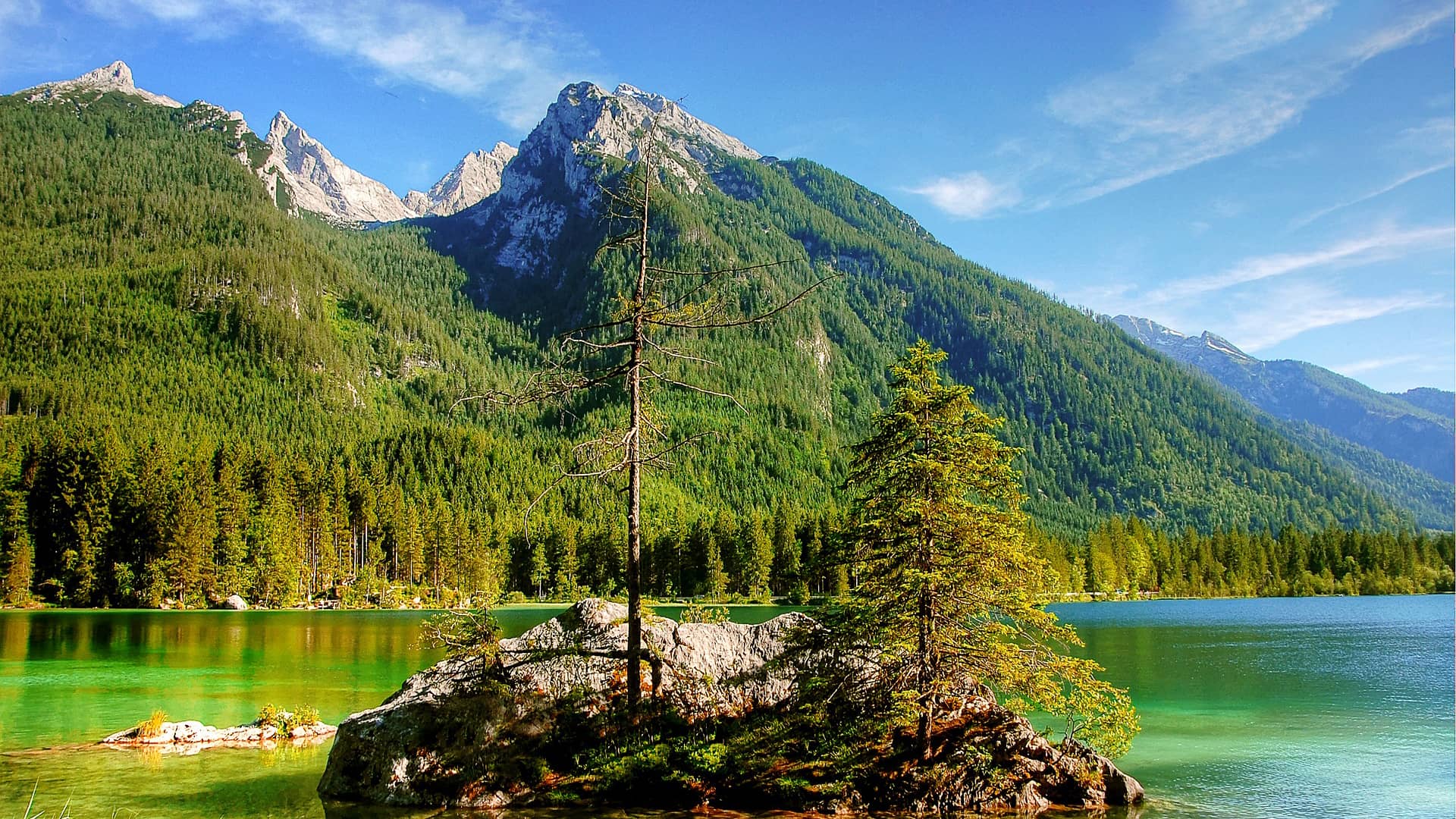 ramsau hintersee alpine nature  