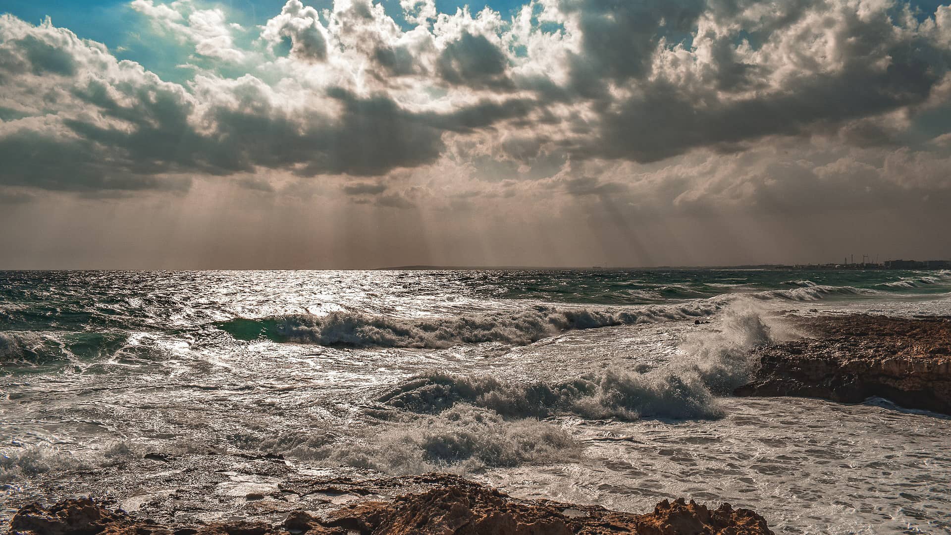 sea beach waves horizon coast  