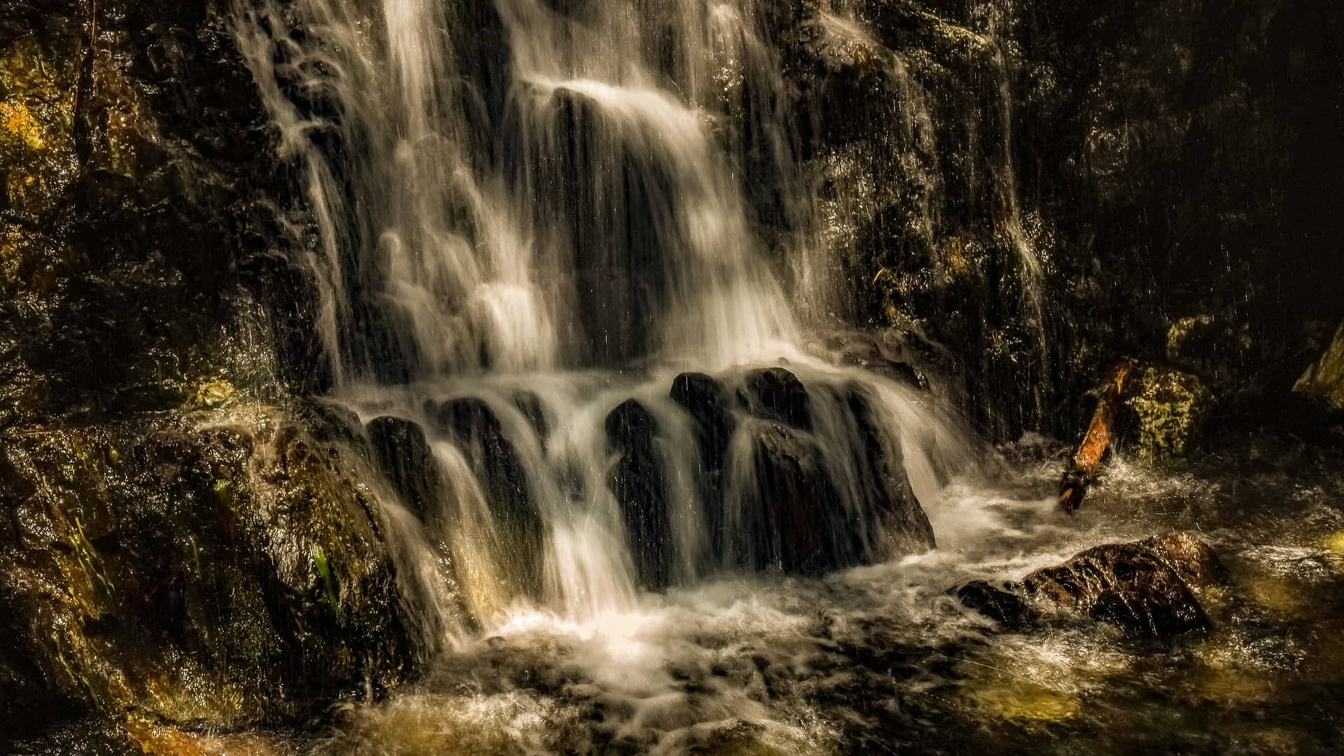 waterfall water nature river falls  