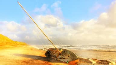 boat beach sea water nature ship  