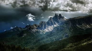 croda da lago dolomites italy  