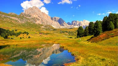 dolomites val gardena nature  