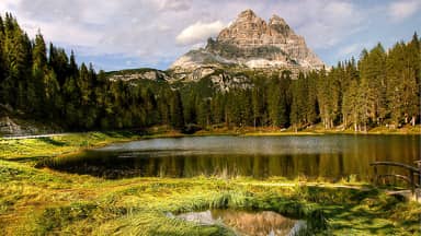 misurina dolomites landscape  