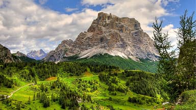 monte pelmo dolomites alm nature  