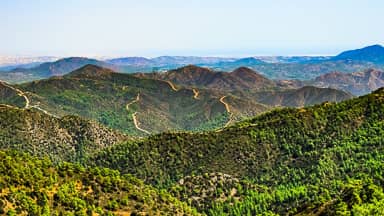 mountains range landscape nature  