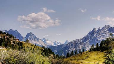 prato piazza dolomites cadini  