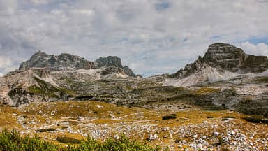 schuster plate dolomites mountains  