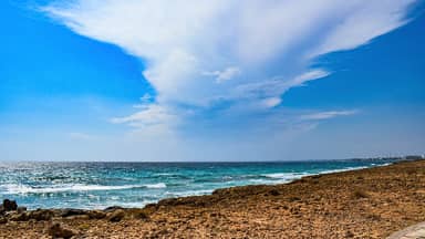 sea beach horizon coast landscape  