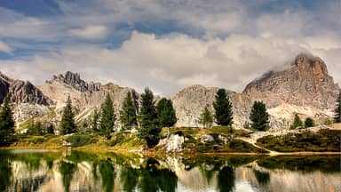 tofana dolomites italy mountains  